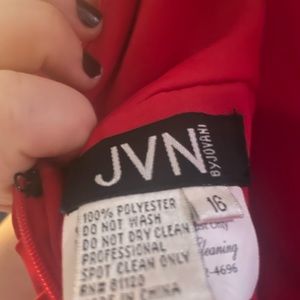 Gorgeous red satin full length dress. Wore for a few hours for prom. Size 16